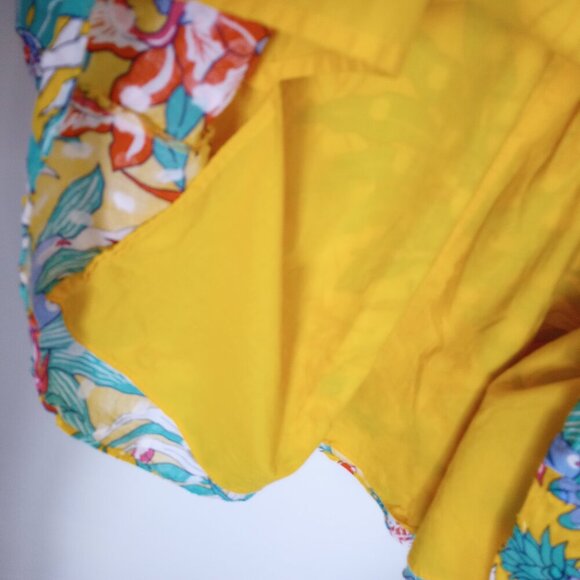 Talbots Tropical Birds of Paradise Floral Midi Dress - Picture 8 of 13